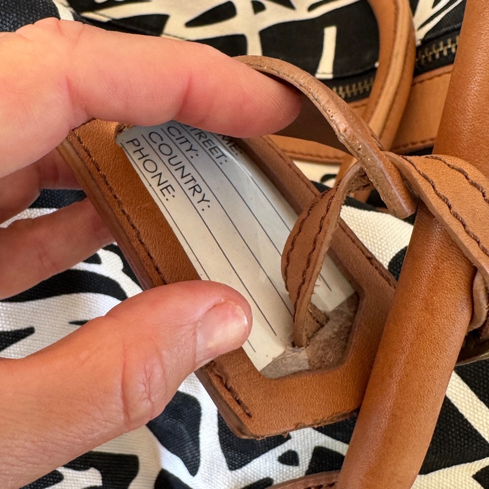 Vintage Diane Von Fürstenberg large canvas weekender/duffel/tote bag - Picture 11 of 12